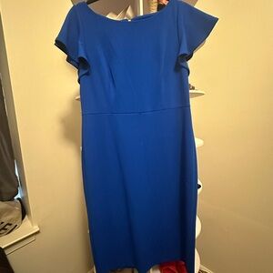 Calvin Klein Royal Blue Midi Dress